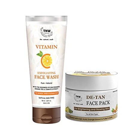 Tnw-The Natural Wash De-Tan Face Pack & Vitamin C Exfoliating Face Wash