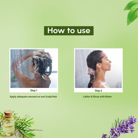 Nyle Natural & Pure Anti Dandruff Shampoo | With Goodness Of Tea Tree Oil & Rosemary Oil | 300ml