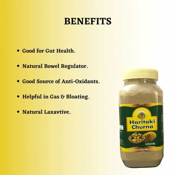 Hass Haritaki Churna Haritaki Powder Terminalia Chebula Fruit Powder (1X500 Gram)