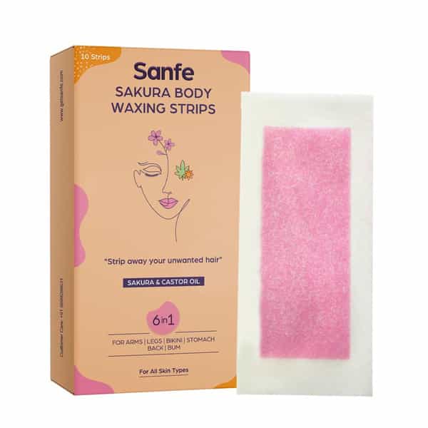 Sanfe Sakura Body Wax Strips