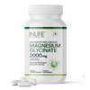 Inlife Magnesium Glycinate With Zinc Picolinate Tablets 2000Mg | Chelated High Absorption | 120N
