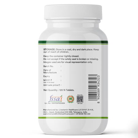 Inlife Magnesium Glycinate With Zinc Picolinate Tablets 2000Mg | Chelated High Absorption | 120N