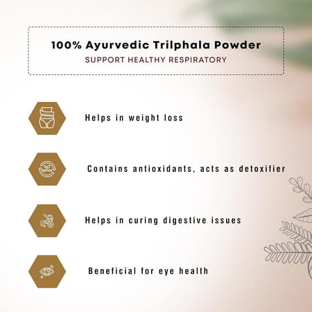 Four Seasons Ayurvedic Triphala Churna 100G | Acidity & Gas Relief |Relieve Constipation (Pack Of 3)