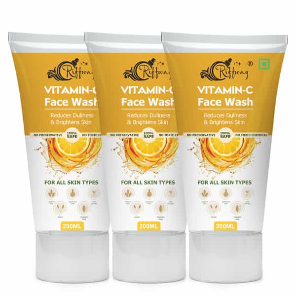 Vitamin C Foaming Face Wash | Fades Dark Spots & Pigmentation For Women & Men 100% Ayurvedic (200Ml)