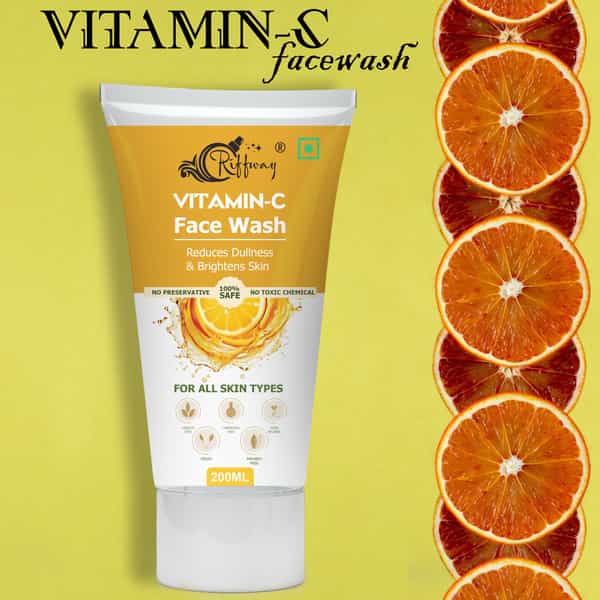 Vitamin C Foaming Face Wash | Fades Dark Spots & Pigmentation For Women & Men 100% Ayurvedic (200Ml)