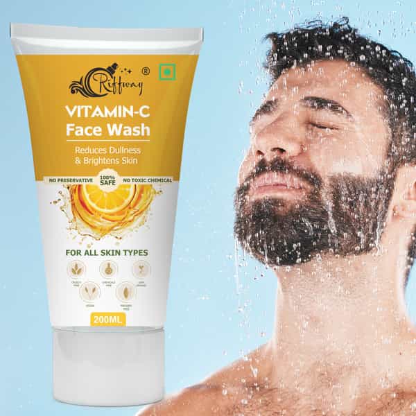 Vitamin C Foaming Face Wash | Fades Dark Spots & Pigmentation For Women & Men 100% Ayurvedic (200Ml)