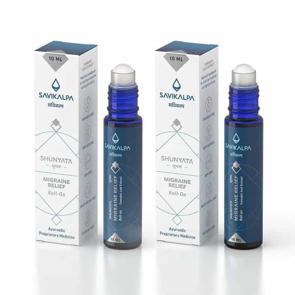 Savikalpa Shunyata Migraine Relief - 10Ml | Instantly Reduces Migraines And Headaches | Pack Of 2