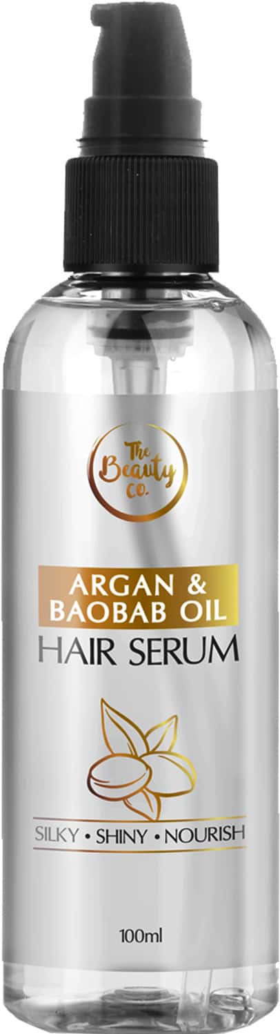 The Beauty Co. Argan & Baobab Hair Serum For Frizzy Hair 100 Ml