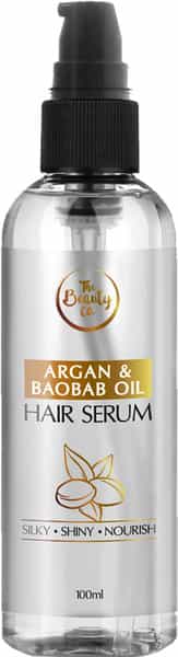 The Beauty Co. Argan & Baobab Hair Serum For Frizzy Hair 100 Ml