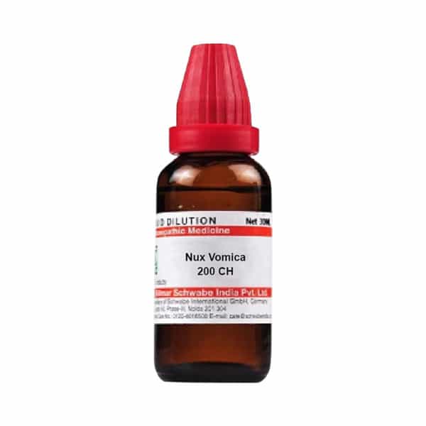 Dr. Willmar Schwabe India Nux Vomica 200Ch 30Ml