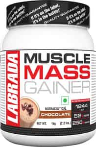 Labrada Muscle Mass Gainer - 2.2lbs (1kg) Chocolate