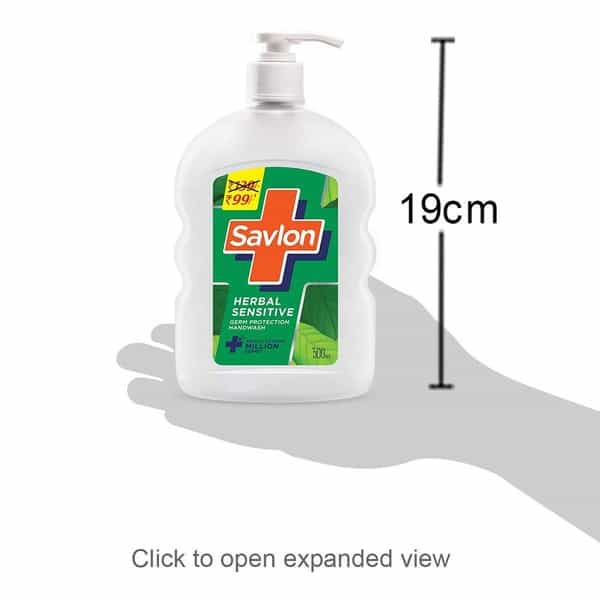 Savlon Herbal Sensitive Ph Balanced Liquid Handwash 460Ml