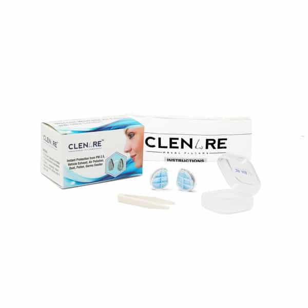 Clenare Invisible Nasal Filter Body (Small + Medium + Large Pack Of 3) Defense Against Air Pollution