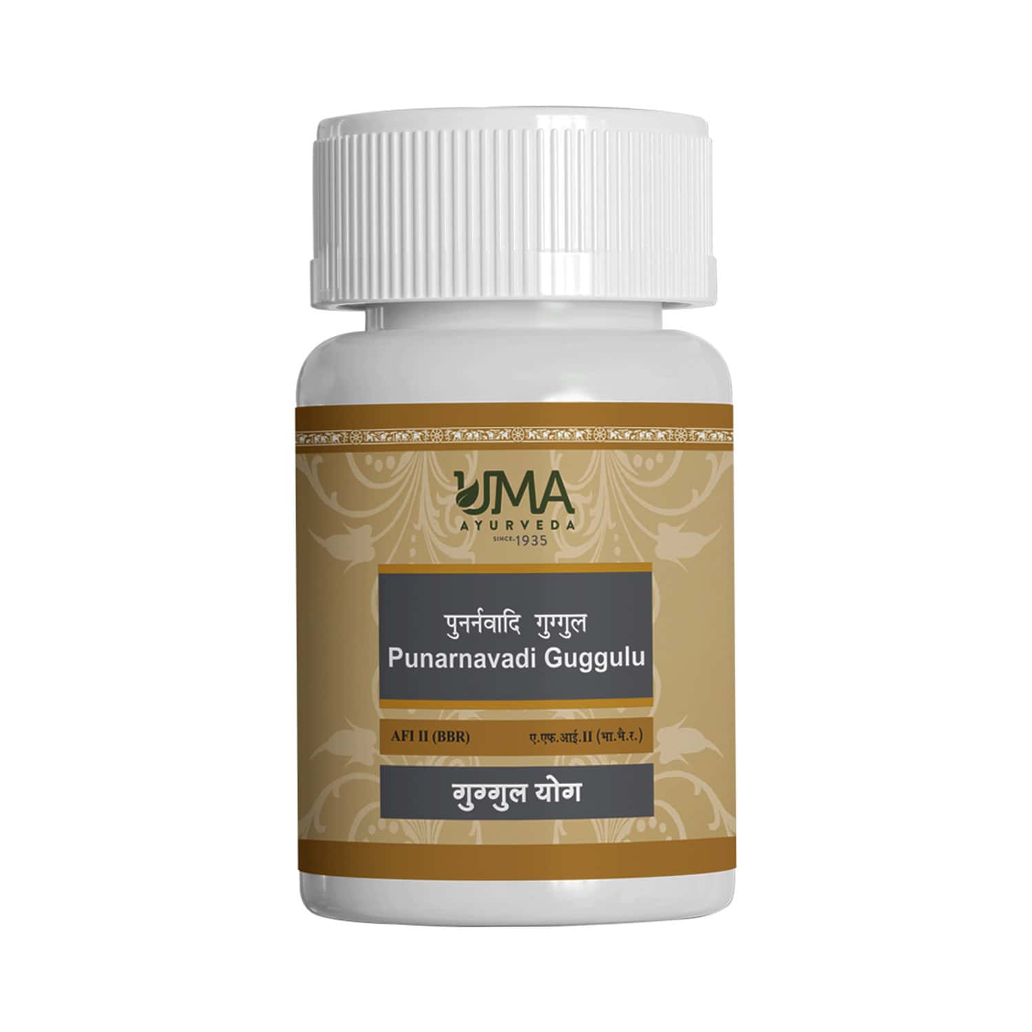Uma Ayurveda Punarnavadi Guggul Ayurvedic Tablets 80 Tab