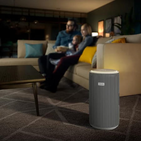 Philips Smart Portable Air Purifier Ac3220/60 Covers Upto 600 Sqft (Silver Arctic White) 1 No'S