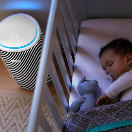 Philips Smart Portable Air Purifier Ac3220/60 Covers Upto 600 Sqft (Silver Arctic White) 1 No'S