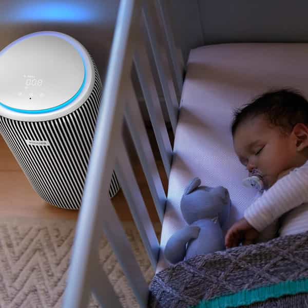 Philips Smart Portable Air Purifier Ac3220/60 Covers Upto 600 Sqft (Silver Arctic White) 1 No's