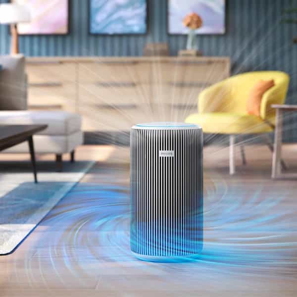 Philips Smart Portable Air Purifier Ac3220/60 Covers Upto 600 Sqft (Silver Arctic White) 1 No's