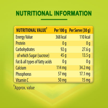 Glucon-D Nimbu Pani With 3 Benefits Of Energy | Recovery | And Immunity | 450 G | Refill