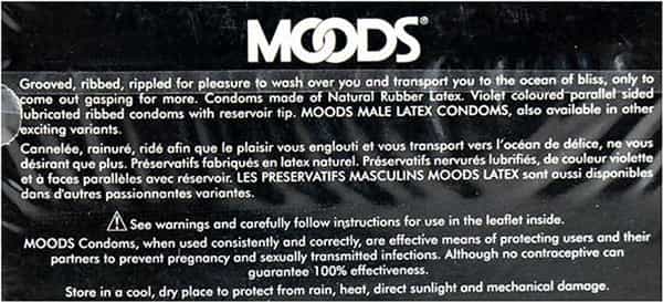 Moods Ribbed Condoms - Pack Of 3'S
