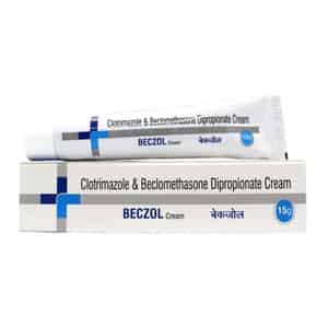 Beczol Clotrimazole & Beclomethasone Cream 15 Gms Pack 3