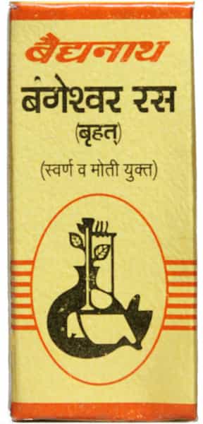 Baidyanath Asli Ayurved Bangeshwar Ras Brihat With Gold And Pearl 25 Tab