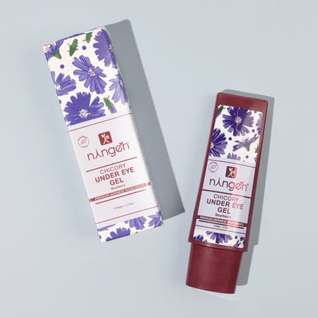 Ningen Chicory Under Eye Gel I Essence Of Bearberry I Reduce Puffiness Dark Circles I 50g