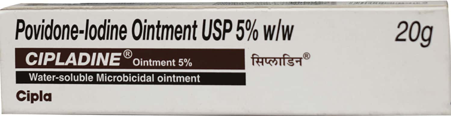 Cipladine 5% Oint 20gm (Pack Of 7)
