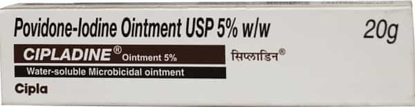 Cipladine 5% Oint 20Gm (Pack Of 7)