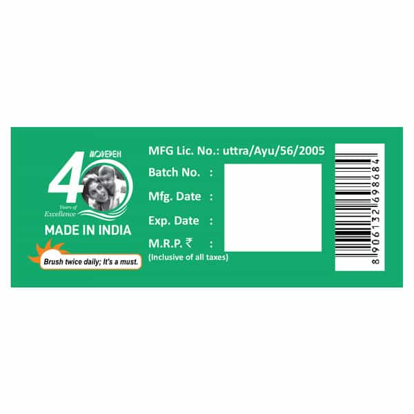 Dr. Morepen Active Smile | Tube | Herbal Toothpaste | 100 Gm | Pack Of 2