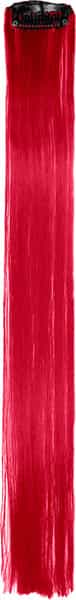 Streak Street Scarlet Red Straight Clip-On Strands