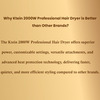 Ktein 2000W Professional Hair Dryer - Salon Pro Use With 3 Temperature Settings - (1 Unit)