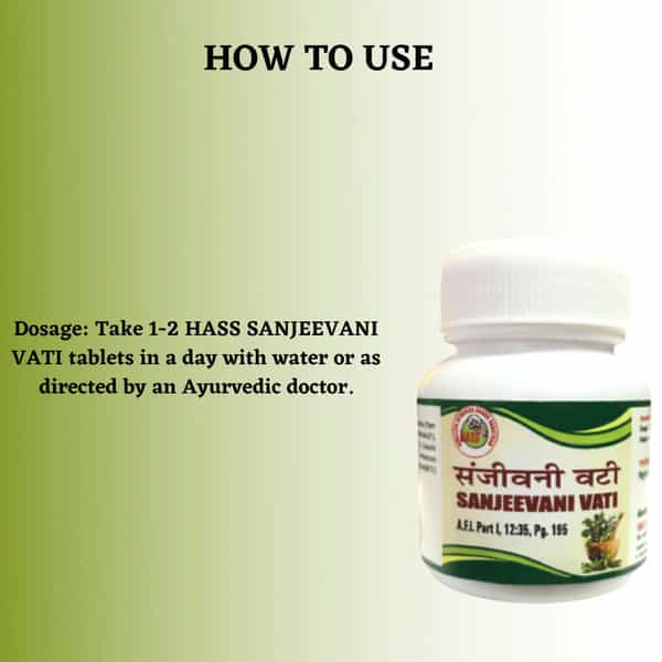 Hass Sanjeevani Vati (80 Tab Of 250 Mg Each) For Typhoid Fever For Body Detoxification
