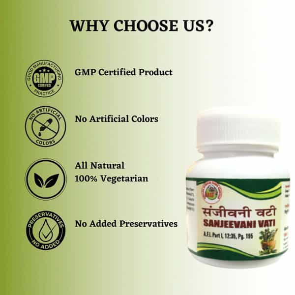 Hass Sanjeevani Vati (80 Tab Of 250 Mg Each) For Typhoid Fever For Body Detoxification