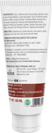 Zlade Caffeine Face Care Kit With Real Ground Coffee Bean Extract