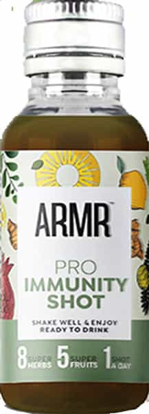 Armr Pro Immunity Shot - Kadha 2.0 - Goodness Of Ayurveda & Antioxidants - Pack Of 10 X 60Ml