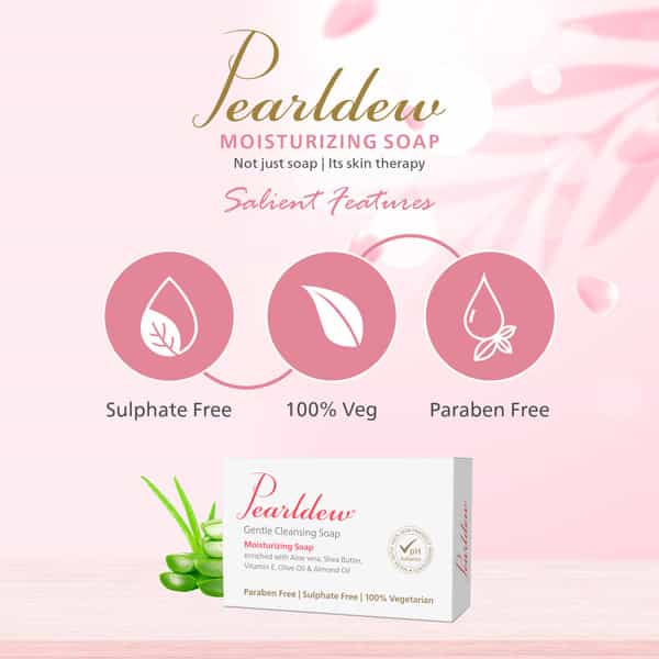 Pearldew Moisturizing Soap 100 Gm - Pack Of 2