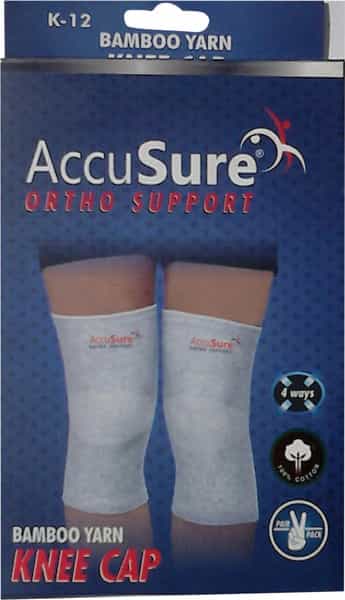 Accusure Ortho Support Bamboo Yarn Knee Cap | Small