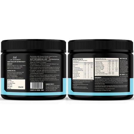 Myfitfuel Electrolyte Energy, Hydration, Replenishment +Green Tea Extract, L-Threonine (100G Orange)