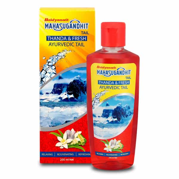 Baidyanath Ayurved Mahasugandhit Tail 200Ml | Calming Relaxation Oil