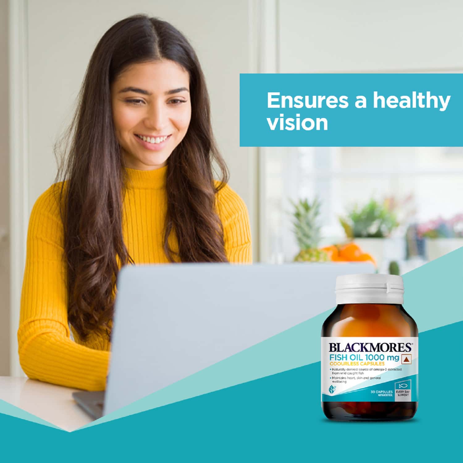 Buy BLACKMORES FISH OIL 1000MG DHA & EPA SUPPLEMENT GENERAL WELLNESS