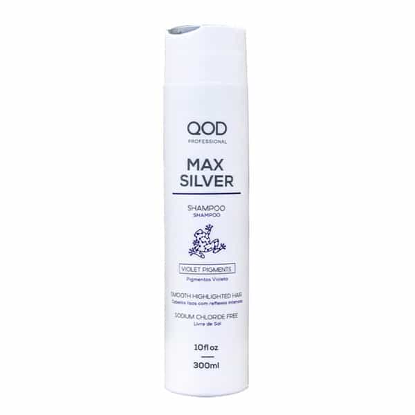 Qod Professional Max Silver Shampoo - 300Ml | Sulphate Free | Sodium Chloride Free