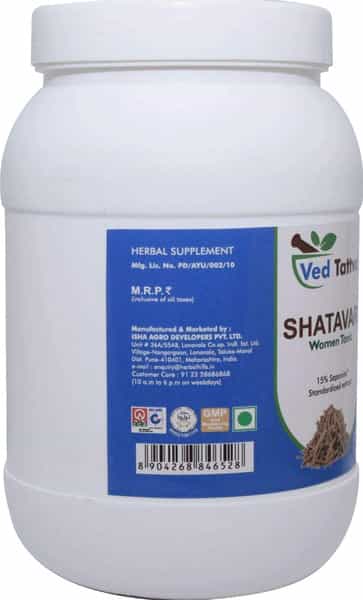 Ved Tattva Shatavari Tablets 500 Mg 700 Tablets - Natural & Pure Women Tonic (Pack Of 2)