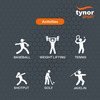 Tynor Elbow Wrap Neo Black & Orange Universal 1 Unit
