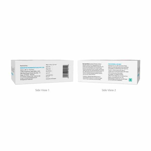 Maxisoft Baby Bathing | Ideal Skin Friendly Moisturizing | Bar | 75 Gm | Pack Of 3