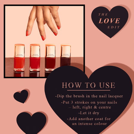 Manish Malhotra Beauty By Myglamm Gel Finish Nail Lacquer-Cherry Amore
