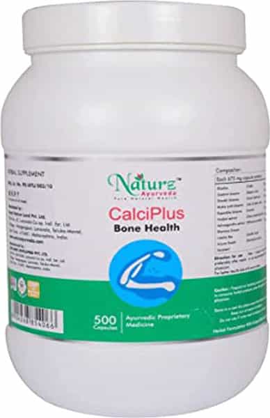 Naturz Ayurveda Calciplus - 500 Capsules (Pack Of 5)
