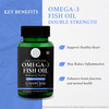 Greenopia Fish Oil Double Strength | 1000Mg Omega-3 Per 60 Liquid Filled Capsules