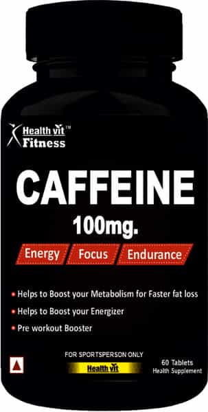 Healthvit Fitness Caffeine 100 Mg (Energy Focus & Endurance) - 60 Tablets