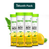 Oziva Acv Moringa For Weight Loss | 3-In-1 Fat Oxidation Formula | Lemon Masala | 60 Fizzy Tabs